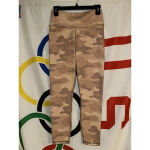 Fabletics Powerhold Leggings Womens Small Brown Camo Ankle